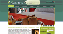 Desktop Screenshot of hotel-floridor-paris-etoile.com